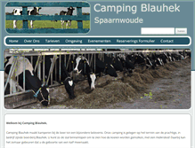 Tablet Screenshot of blauhek.nl